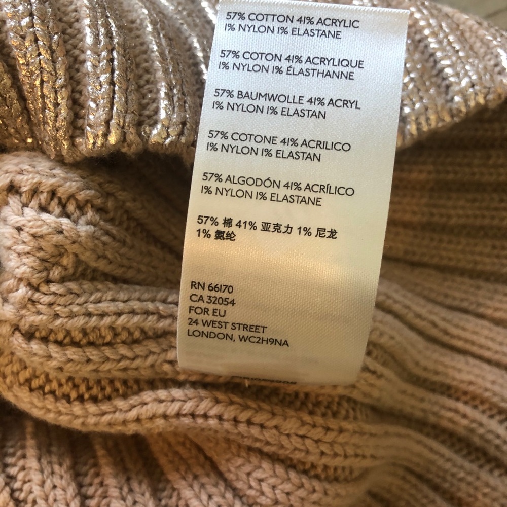 Free People Good As Gold Cable Knit Tunic Sweater - Picture 4 of 8